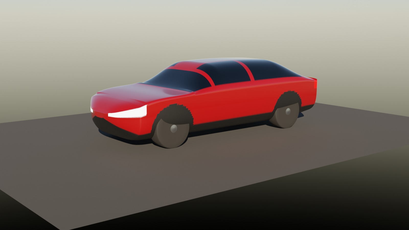 Road car in OpenFOAM, CD 0.288